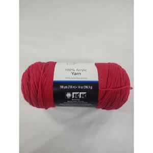 Mainstays Acrylic Yarn, 14  OZ  RED‎